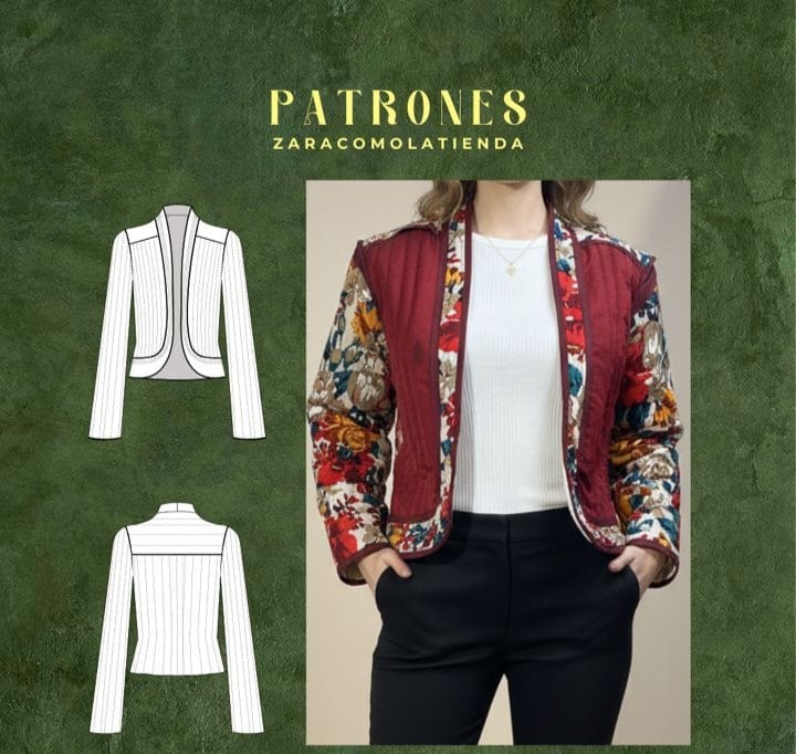Chaqueta cuello cisne